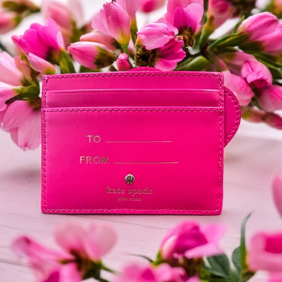 Kate Spade "Be Mine" Bird Card Holder - Picture 2 of 4